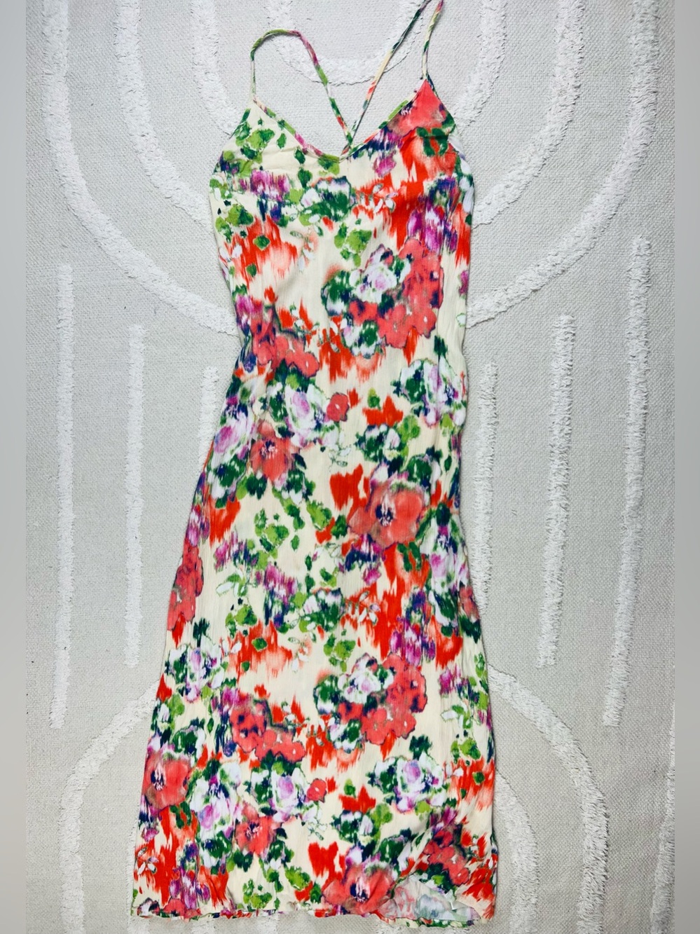 Vintage 90s Y2K Arden B Floral Midi Slip Dress – Size Medium